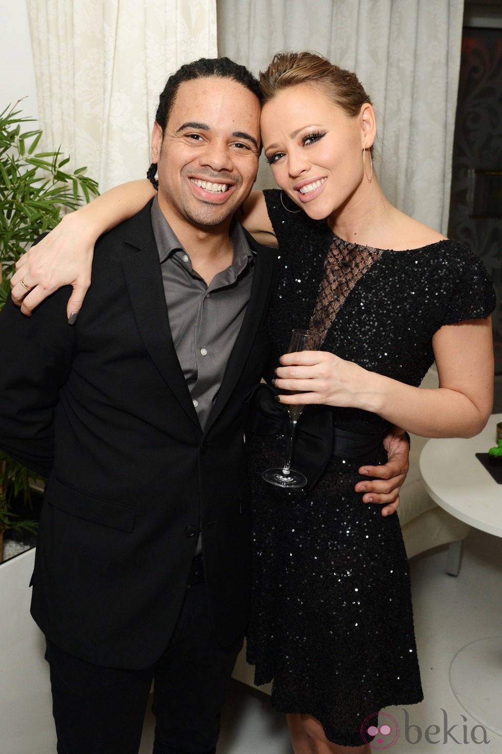 Kimberley Walsh y su novio Justin Scott