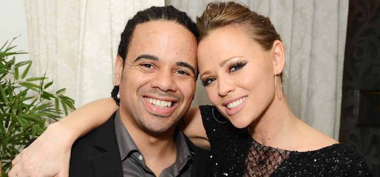 Kimberley Walsh y su novio Justin Scott