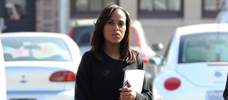 Kerry Washington graba 'Scandal' embarazada