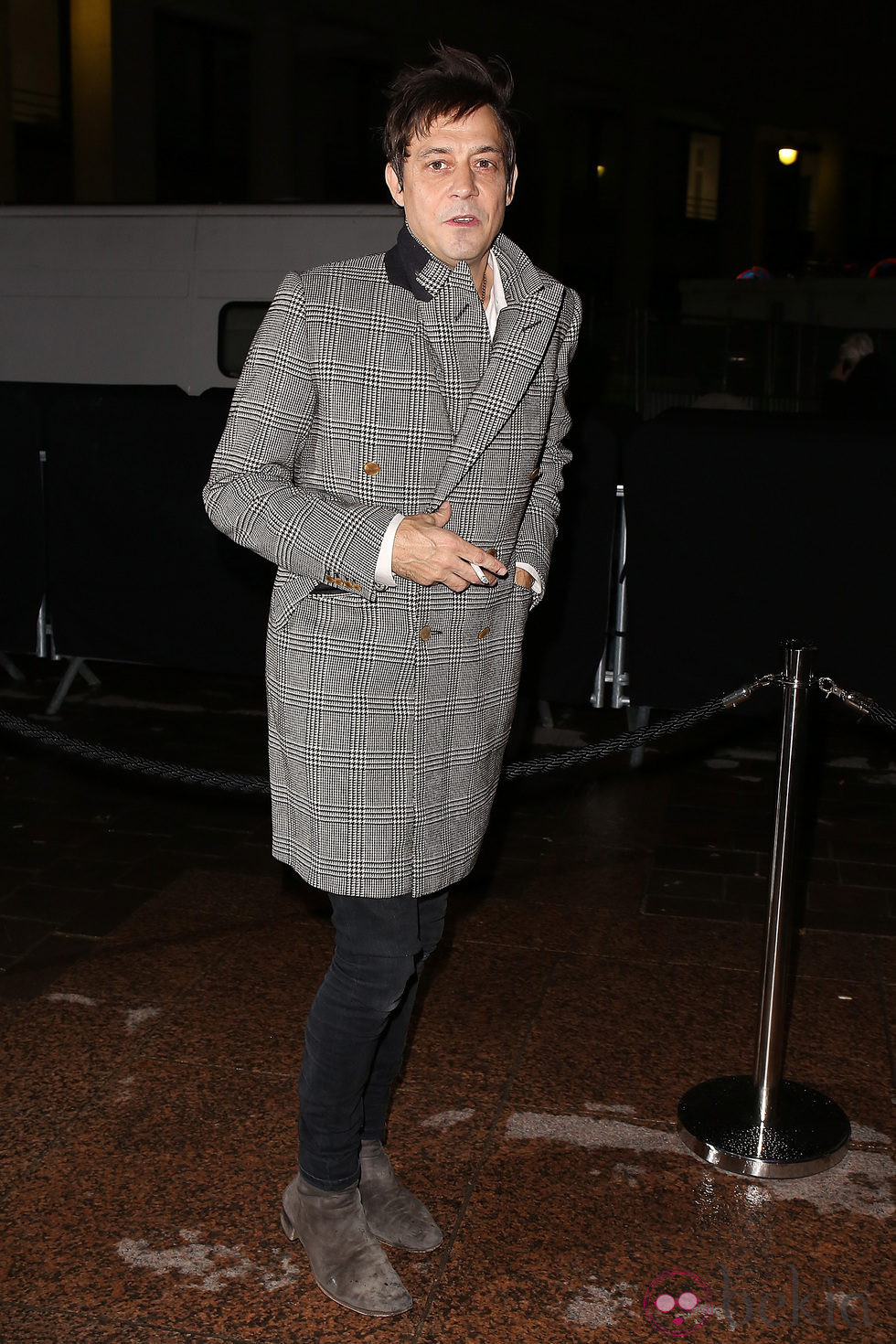 Jamie Hince en el desfile de Etam en la Paris Fashion Week 2014