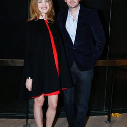 Natalia Vodianova y Antoine Arnault en el desfile de Etam en la Paris Fashion Week 2014