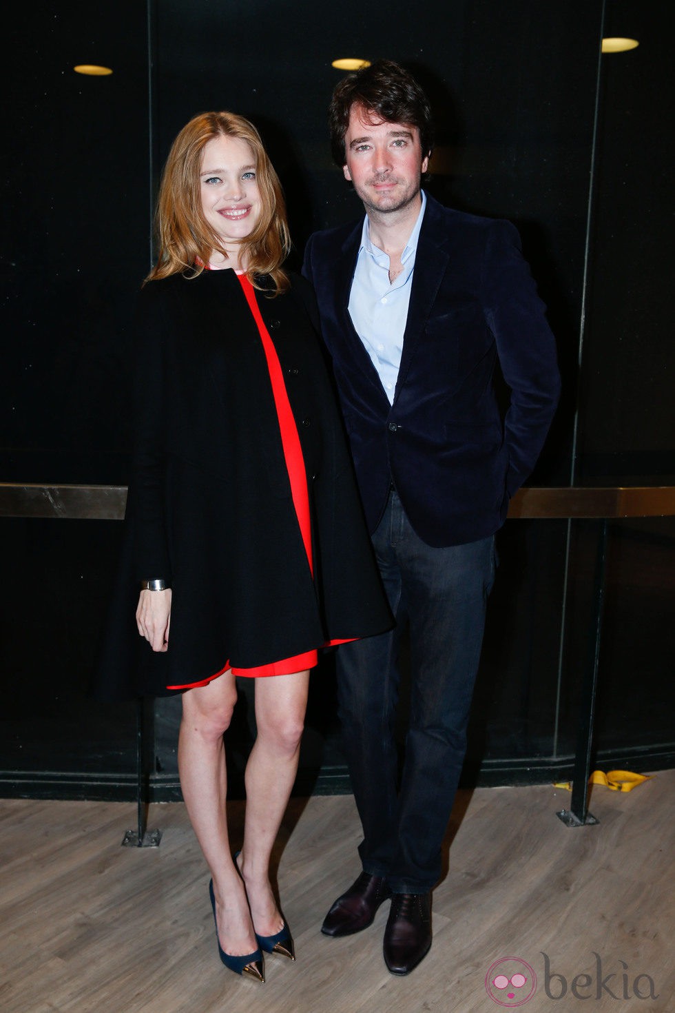 Natalia Vodianova y Antoine Arnault en el desfile de Etam en la Paris Fashion Week 2014