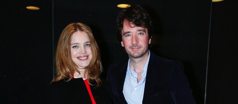 Natalia Vodianova y Antoine Arnault en el desfile de Etam en la Paris Fashion Week 2014