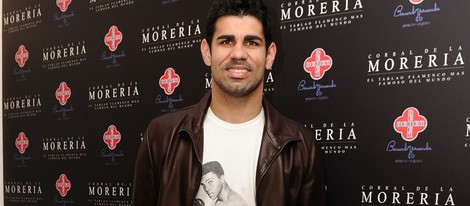 Diego Costa en los Premios Pata Negra 2014