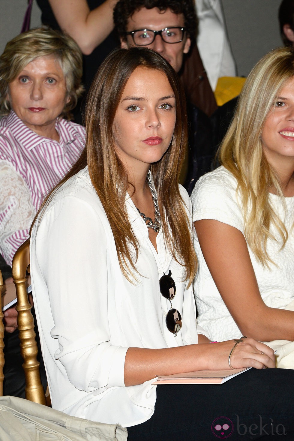 Pauline Ducruet en el desfile de Alexis Mabille en Paris Fashion Week primavera/verano 2014