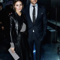 Olivia Palermo y Johannes Huebl en el desfile de H&M en la Semana de la Moda de París 2014