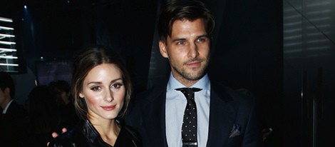 Olivia Palermo y Johannes Huebl en el desfile de H&M en la Semana de la Moda de París 2014