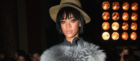 Rihanna en el desfile de Lanvin en la Paris Fashion Week 2014