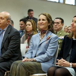 La Infanta Elena en el acto de despedida al equipo paralímpico español