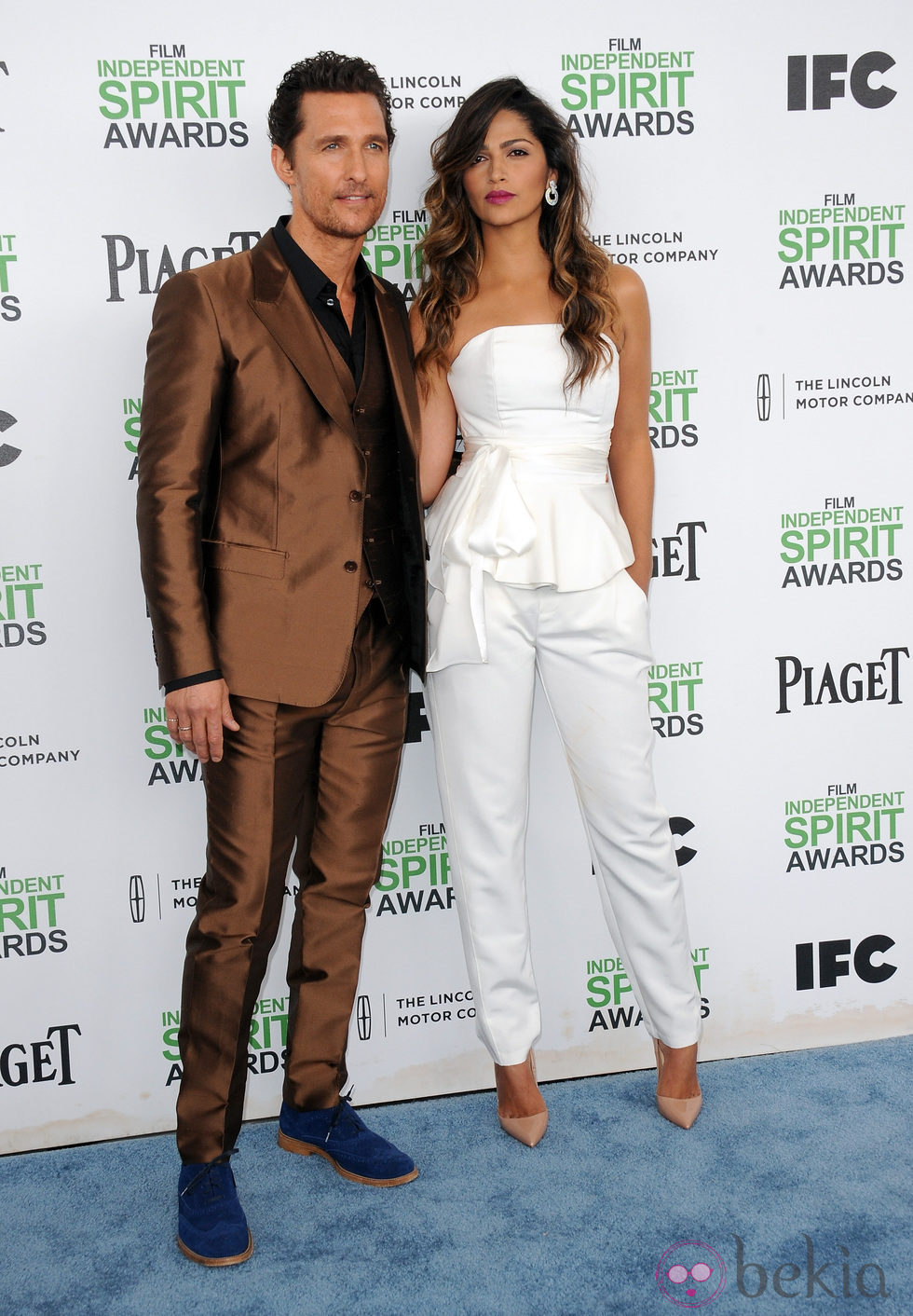 Matthew McConaughey y Camila Alves en los Independent Spirit Awards 2014