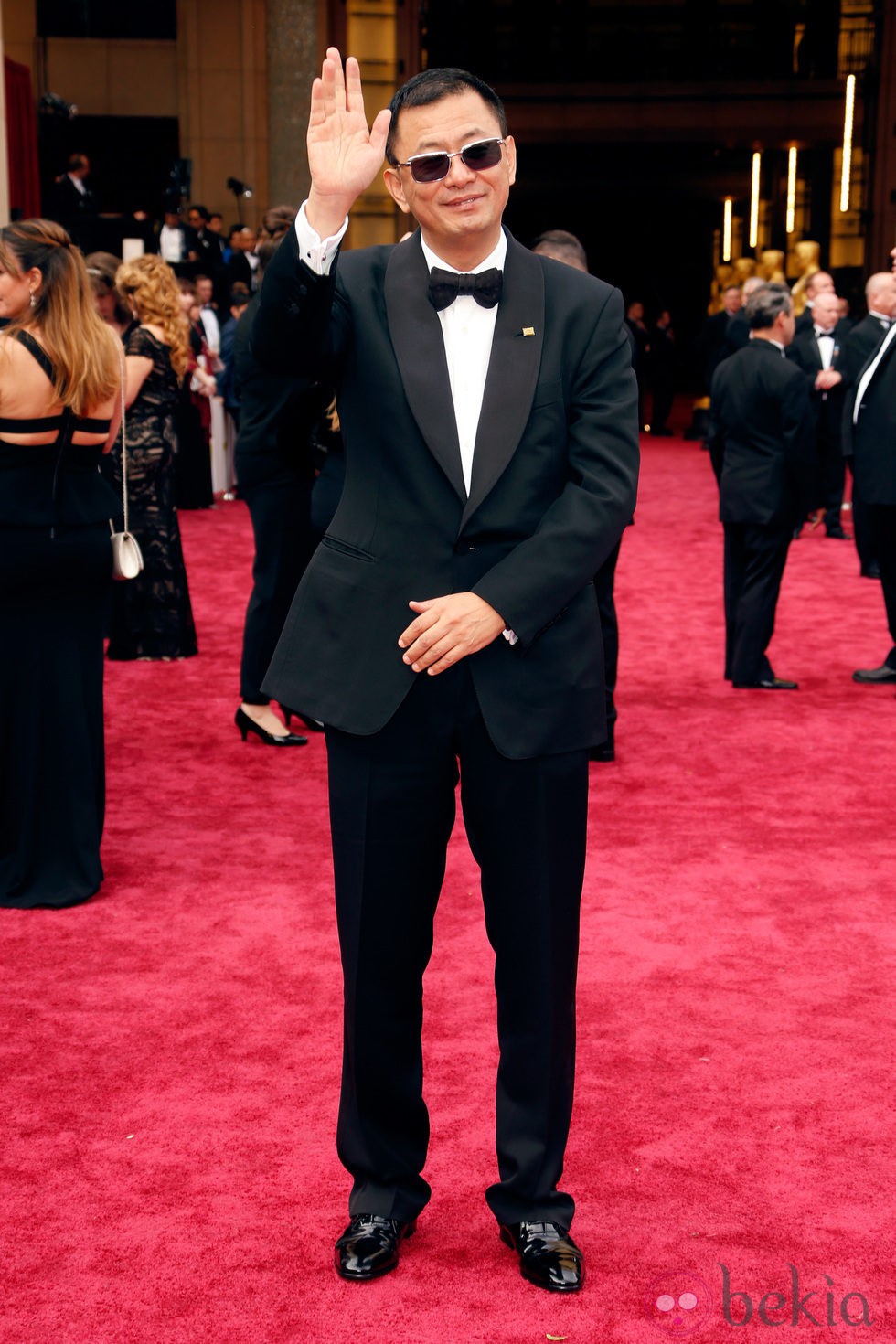 Kar Wai Wong en la alfombra roja de los Oscar 2014