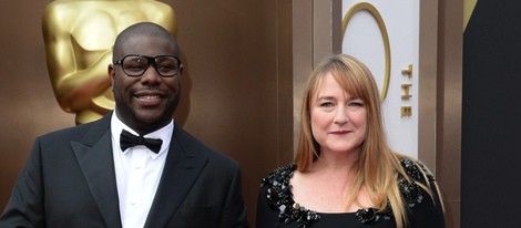 Steve McQueen en la alfombra roja de los Oscar 2014