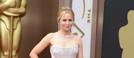 Kristen Bell en la alfombra roja de los Oscar 2014