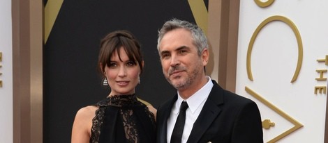 Alfonso Cuarón en la alfombra roja de los Oscar 2014