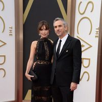 Alfonso Cuarón en la alfombra roja de los Oscar 2014