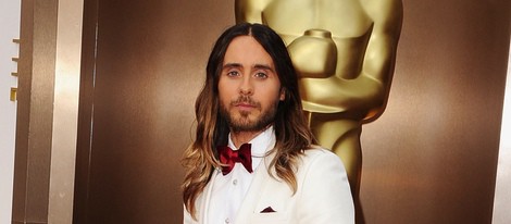 Jared Leto en la alfombra roja de los Oscar 2014