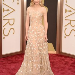 Cate Blanchett en la alfombra roja de los Oscar 2014