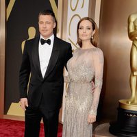 Brad Pitt y Angelina Jolie en los Oscar 2014