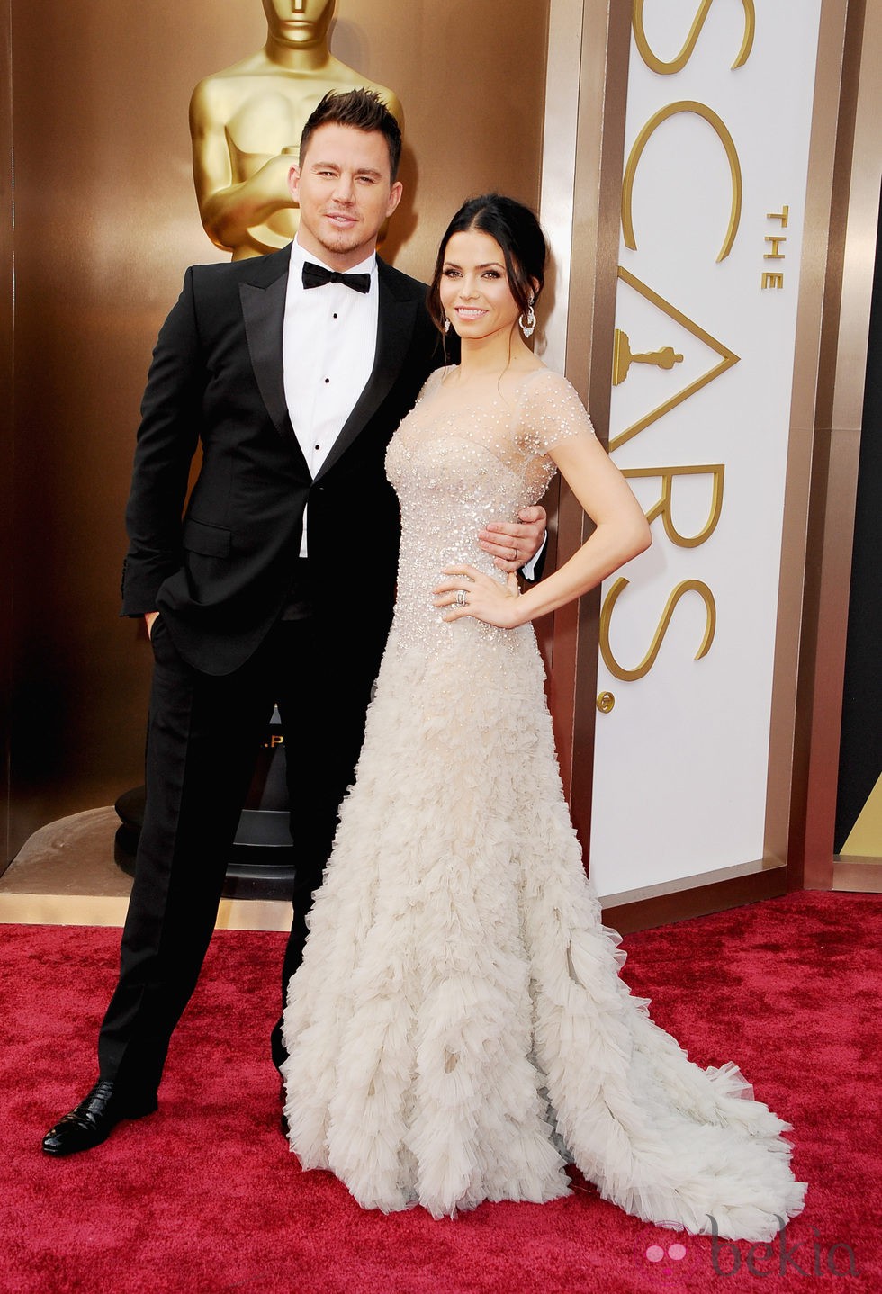 Channing Tatum y Jenna Dewan-Tatum en los Oscar 2014