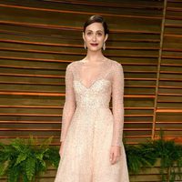 Emmy Rossum en la fiesta Vanity Fair tras los Oscar 2014