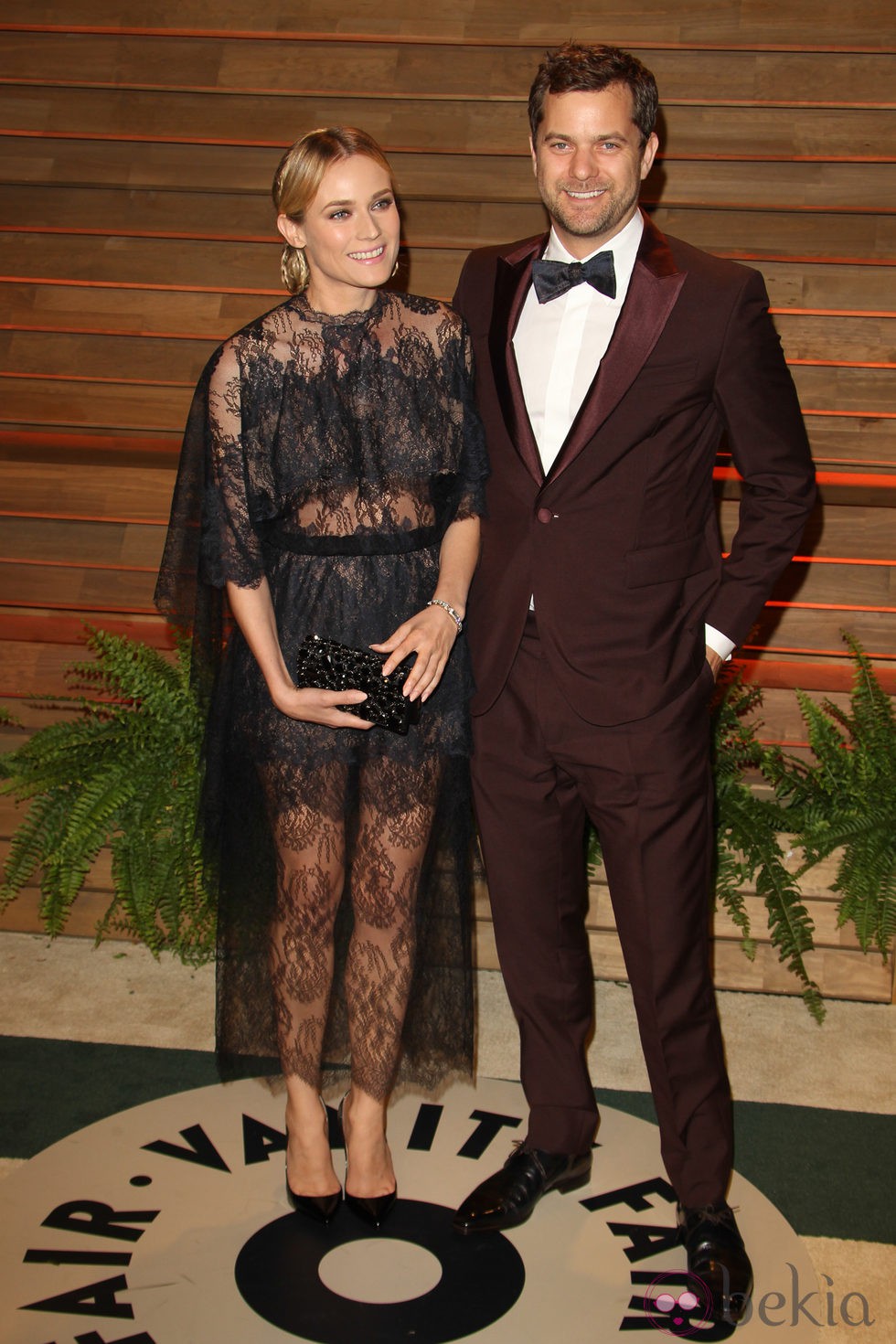 Diane Kruger y Joshua Jackson en la fiesta Vanity Fair tras los Oscar 2014