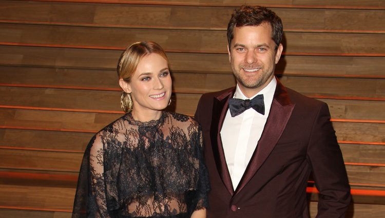 Diane Kruger y Joshua Jackson en la fiesta Vanity Fair tras los Oscar 2014