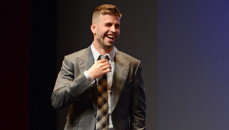 Gerard Piqué en una conferencia sobre periodistas y futbolistas