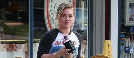 Hilary Duff a la salida de un gimnasio de Beverly Hills