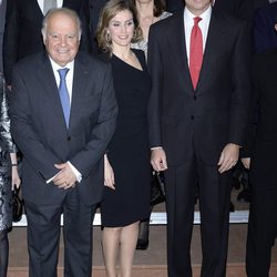 Los Príncipes Felipe y Letizia en el homenaje a Enrique V. Iglesias