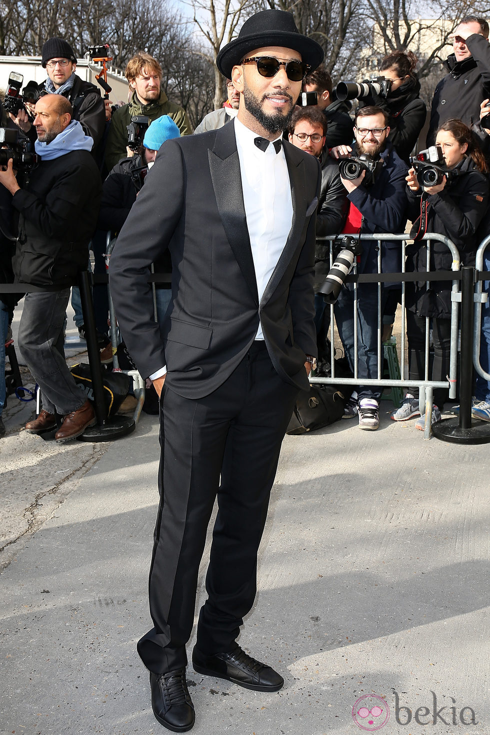 Swizz Beatz en el desfile de Chanel de la Paris Fashion Week