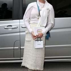 Melanie Griffith en el desfile de Chanel de la Paris Fashion Week