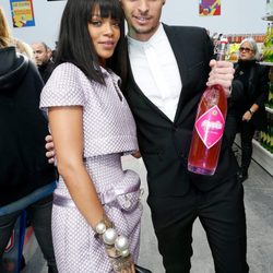 Baptiste Giabiconi y Rihanna en el desfile de Chanel en la Paris Fashion Week