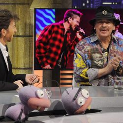 Pablo Motos entrevista a Carlos Santana en 'El hormiguero'