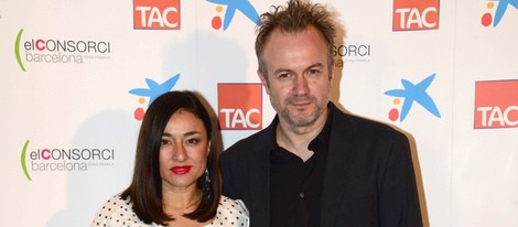 Tristán Ulloa y Carolina Román en la entrega de los Premios Zapping 2014