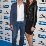 Israel Bayón y Cristina Sainz en la presentación del Team Calvo 2014 en Madrid