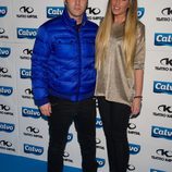 Fonsi Nieto y Marta Castro en la presentación del Team Calvo 2014 en Madrid