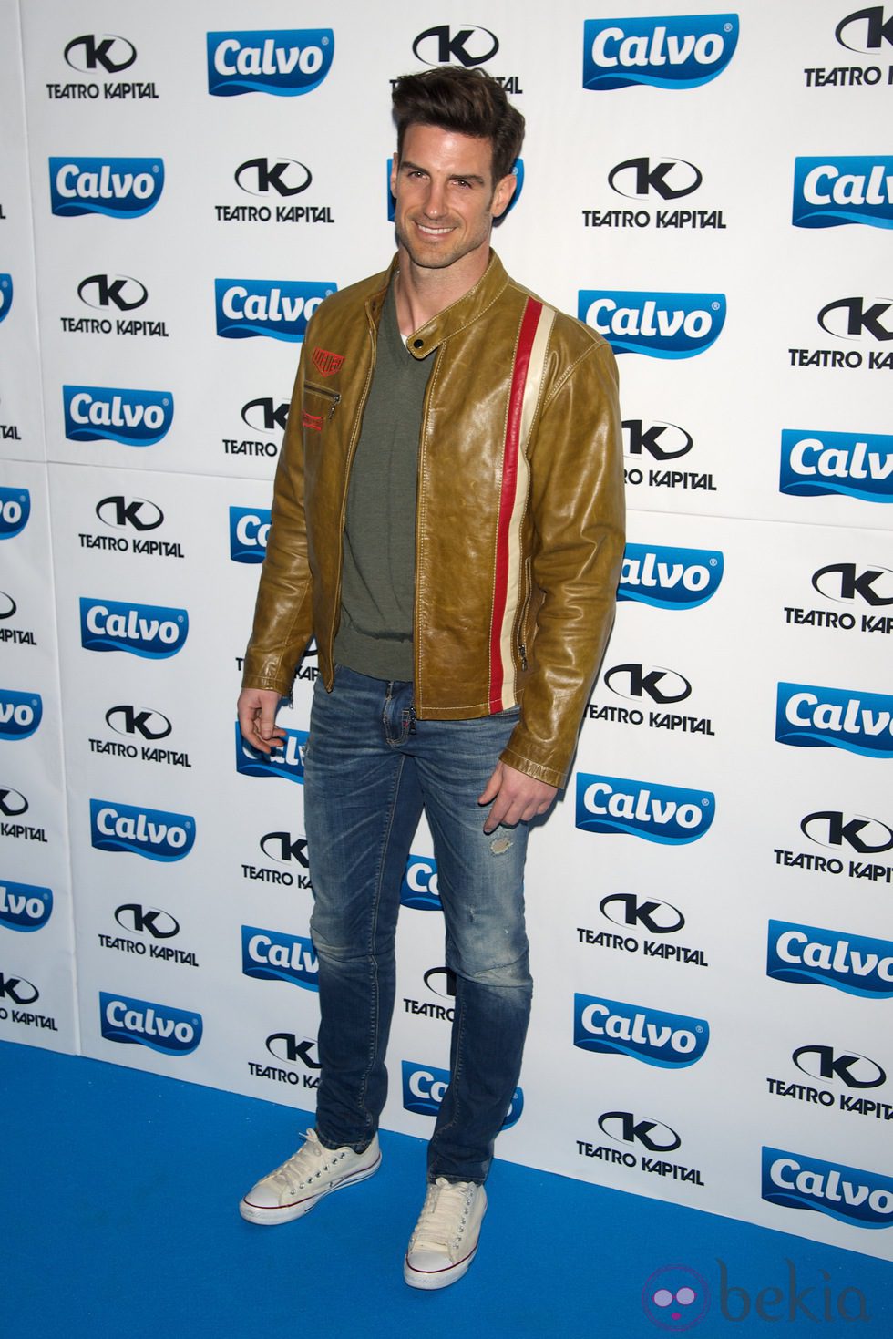 Aitor Ocio en la presentación del Team Calvo 2014 en Madrid