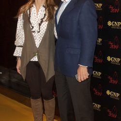 Cristina Sánchez y Alejandro da Silva en la fiesta de Morante de la Puebla