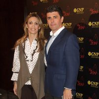 Cristina Sánchez y Alejandro da Silva en la fiesta de Morante de la Puebla