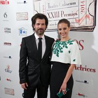 Rodolfo Sancho y Michelle Jenner en la entrega de los Premios Unión de Actores 2014