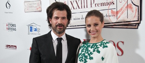 Rodolfo Sancho y Michelle Jenner en la entrega de los Premios Unión de Actores 2014