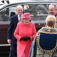 La Reina Isabel y el Duque de Edimburgo en el Día de la Commonwealth 2014