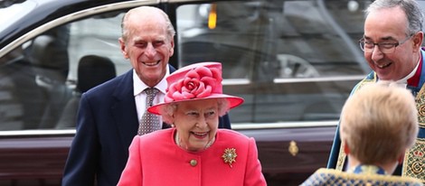 La Reina Isabel y el Duque de Edimburgo en el Día de la Commonwealth 2014