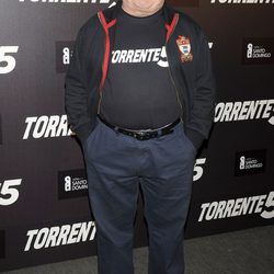 Fernando Esteso en la presentación del fin del rodaje de 'Torrente 5'