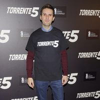 Julián López en la presentación del fin del rodaje de 'Torrente 5'