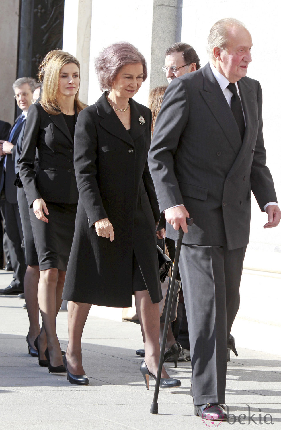 Los Reyes y la Princesa Letizia en la misa homenaje en el 10 aniversario del 11M