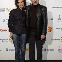 José Sacristán y Amparo Pascual en la presentación del Festival de Málaga 2014