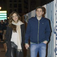 Iker Casillas y Sara Carbonero paseando por Madrid tras el nacimiento de Martín