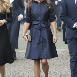 Pippa Middleton en una misa en memoria de David Frost