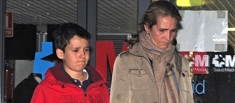 La Infanta Elena y Froilán tras la muerte de la condesa viuda de Ripalda